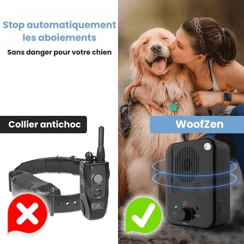 Dispositif anti-aboiement - Woofzen