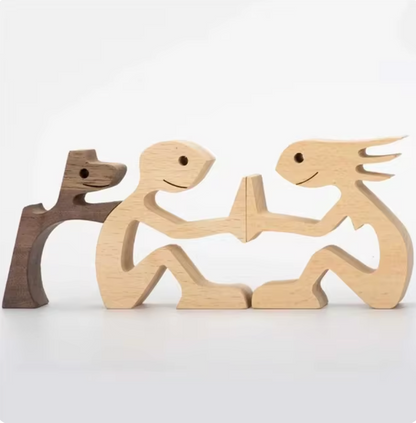 Figurine en bois personnalisable